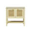 Table de chevet 2 portes Rattan-123043767