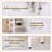 4-tier  Over The Toilet Storage Organizer Rack Freestanding Shelf  Bamboo-1302154898