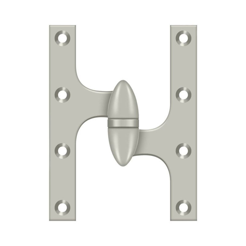 Hinge, Brushed Nickel, Left Hand
