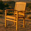Chaise de salle à manger d'extérieur en teck Viv Viville-1462602444