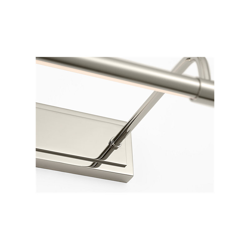 Thomas O'Brien LED Wall Mounted, 4" H x 24" W x 8.5" D, Polished Nickel, 1900 Lumens