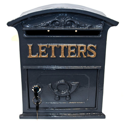 Bosserman Metal Wall Mounted Post Box