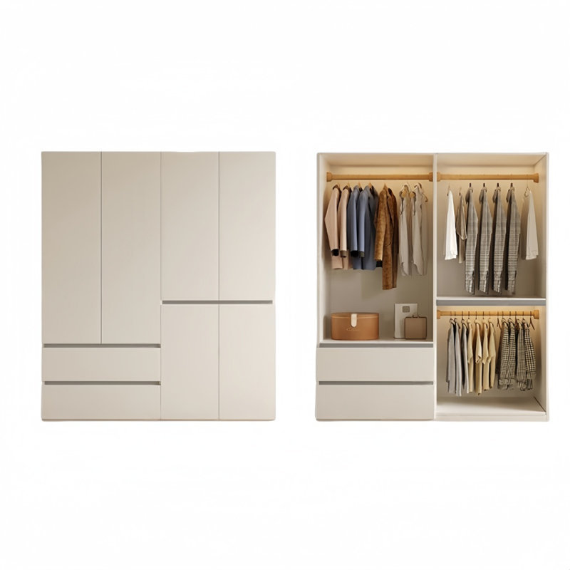 Simple Modern White Wardrobe