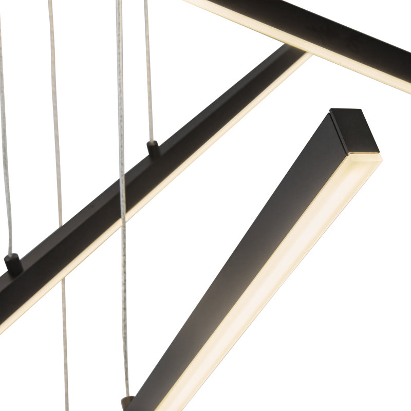 Vega 3 - Light LED Pendant, Black Matte