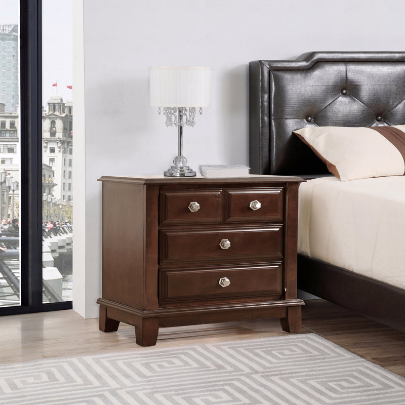 Basic Wooden Bedroom Nightstand
