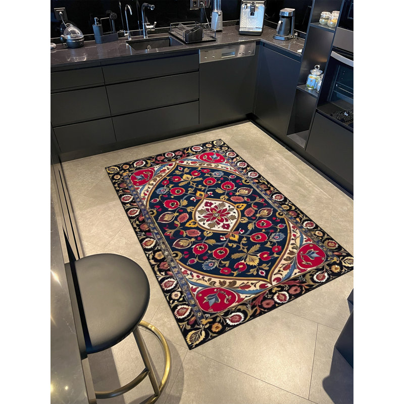 Tapis décoratif multicolore Paris, Tapis de couloir 3 pi 3,37 po x 9 pi 10,11 po