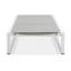 Chaise longue d'extérieur réglable 5 pièces à 5 niveaux, structure en aluminium durable et filet en textilène, pour patio / bord de piscine-1005048096