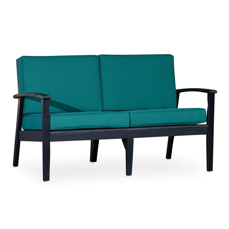 Eucalyptus avec coussins foncés, très confortable, Espresso, Beige