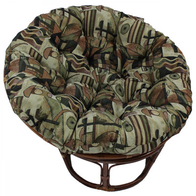Fauteuil Papasan capitonné l 42 poWister
