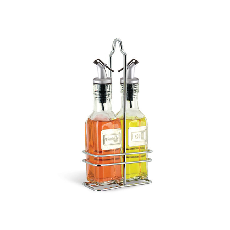 Cuisinox Oil & Vinegar Cruet Set with Caddy - Thumbnail 3