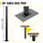 VEVOR 36" H Cable Railing Post WITHOUT Predrilled Holes