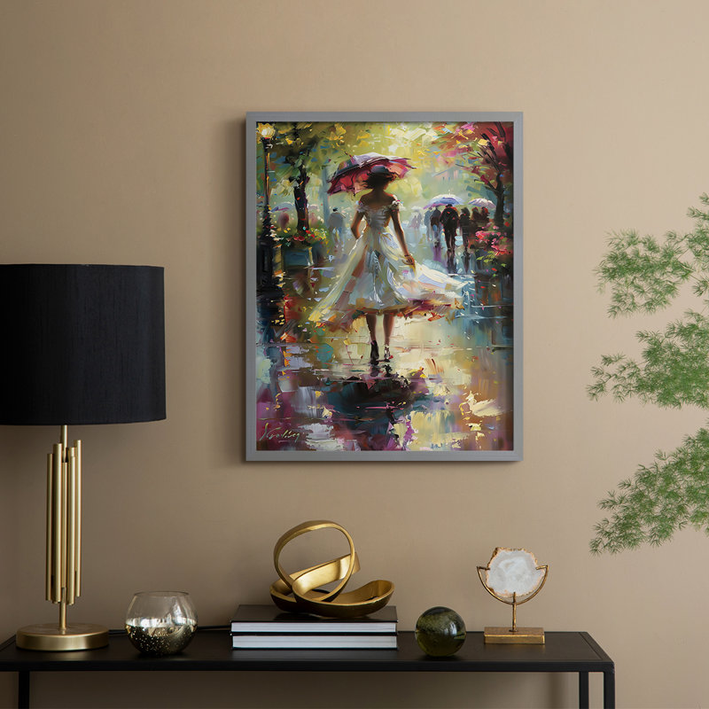 "WOMEN Series DCCXCV III" par J Paul, H 11 po x l 9 po, Gris
