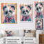 Curieux portrait de panda I - décoration murale animal panda-811664910-811664906