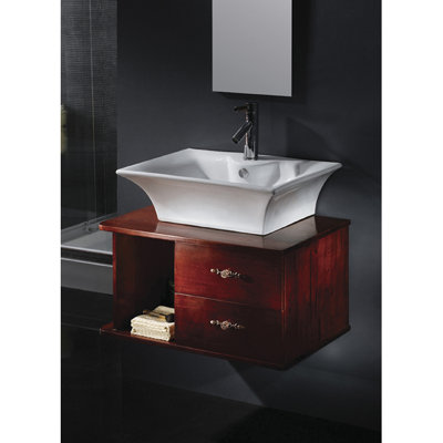 Kingston Brass Forte Ceramic Rectangular Vessel Sink