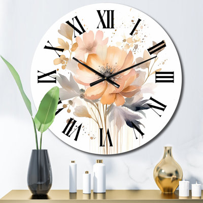 Horloge murale Coral