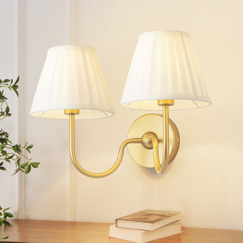 Applique murale en tissu 2 lumières, 2, 60 W