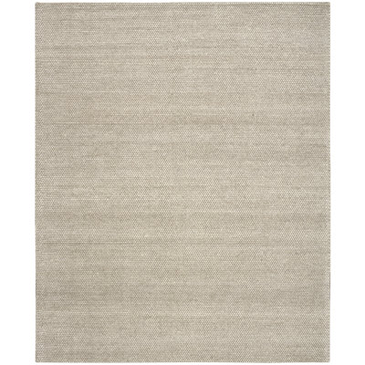 DKNY Pure Rows 8' x 10' Ivory Grey Farmhouse Indoor Rug