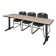 Cain T-Base Training Seminar Table & 3 Zeng Stack Chairs