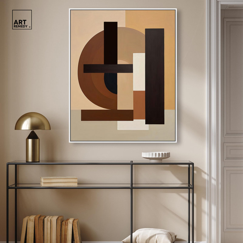"Andaei II", reproduction d'art moderne sur toile par Art Remedy, cadre blanc, 30 x 36, H 37 po x l 31 po, Cadre blanc