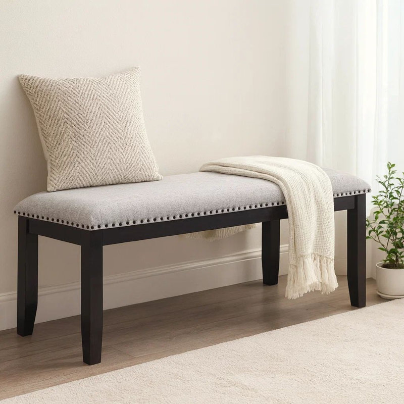 Banc de salle à manger rembourré Transitional