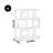 Elegant and fashionable storage bookcase