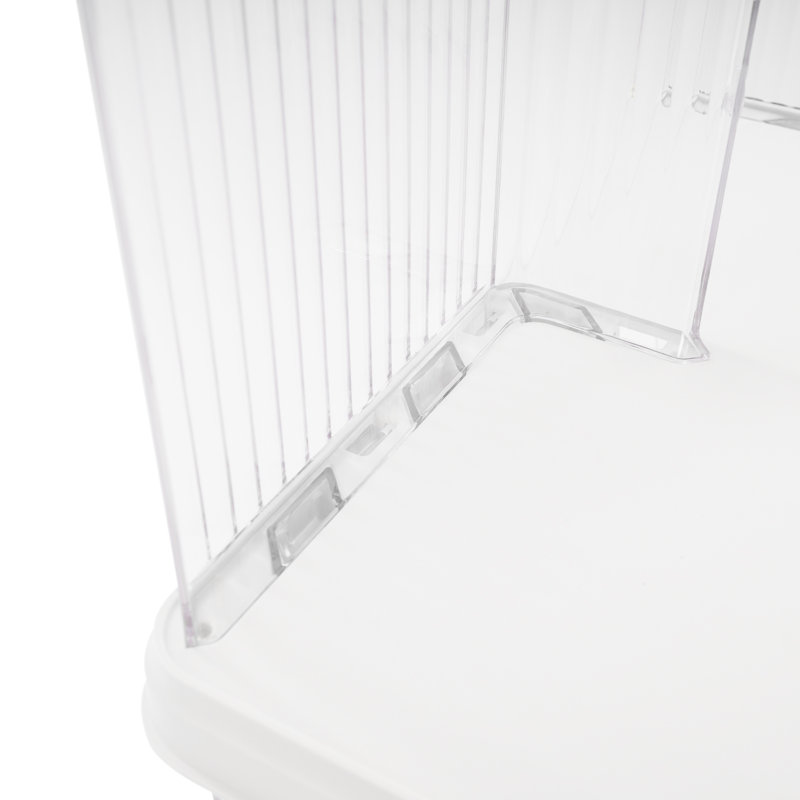 2-Tier 360°Display Bookshelf With Wheels