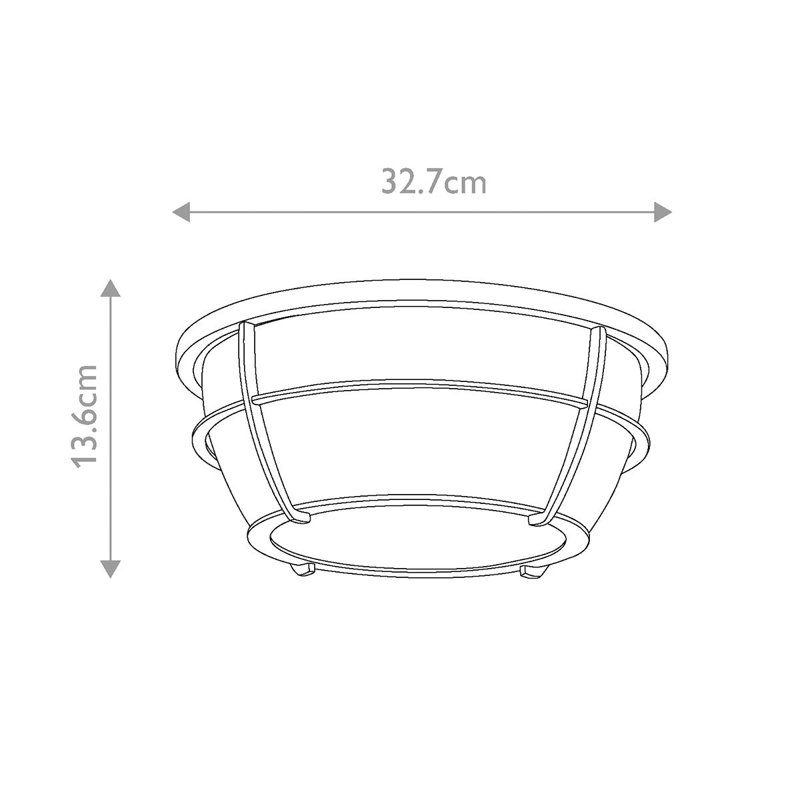 Pilton Glass Flush Mount