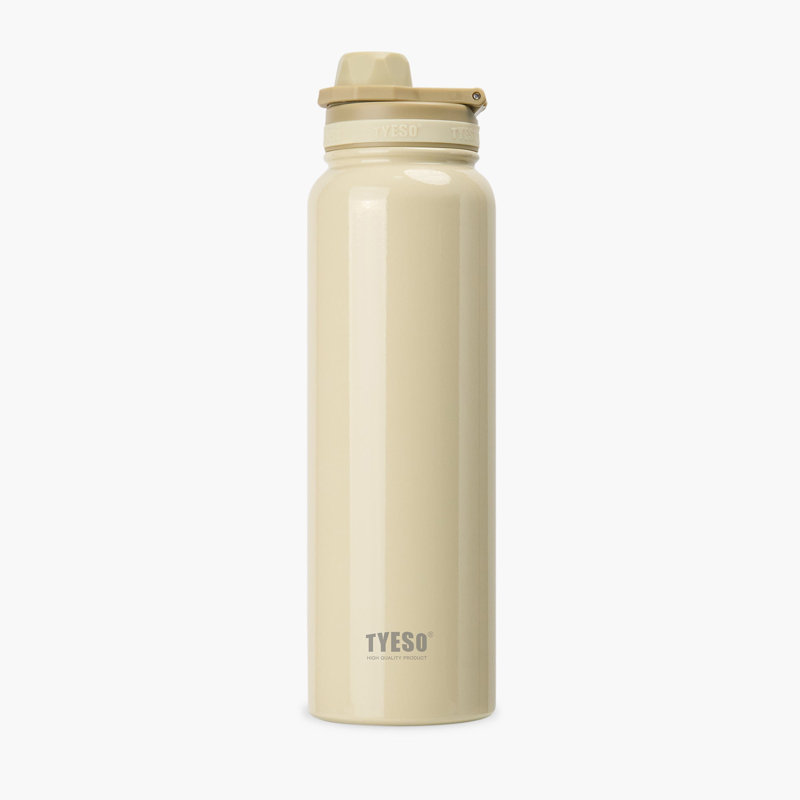 Bouteille de sport légère en acier inoxydable avec poignée TYESO, 40 oz, Mocha