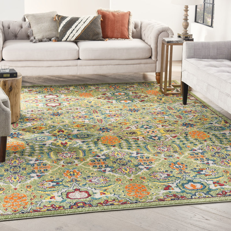 Weylyn Floral Indoor Rug, Rectangle 9' x 12'