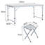 Rectangular 5 - Piece 4 - Person Outdoor Picnic Table