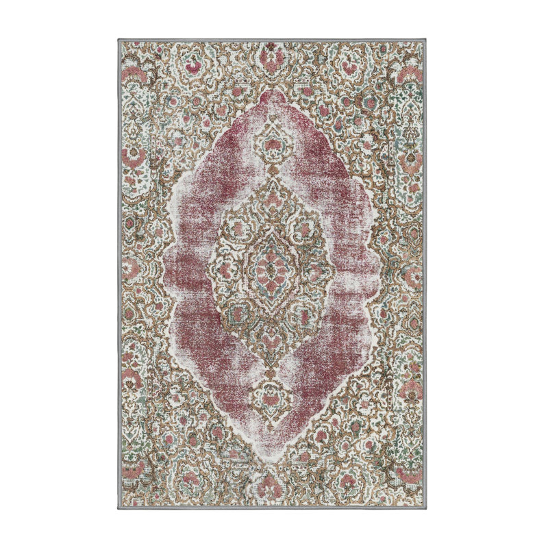 Abstract Indoor Rug, Rectangle 3' x 5'