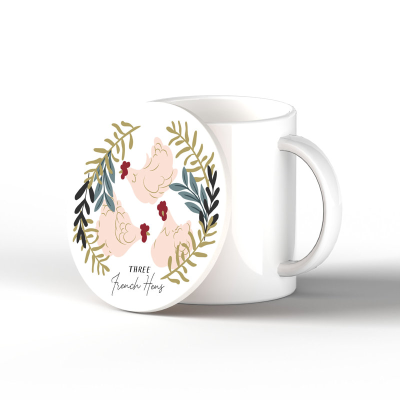 Santamaria Ceramic Round 1 Piece Coaster