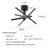 Giahna Dimmable LED Sputnik Modern Linear Chandelier
