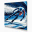 Art mural sur toile gris Sports Speed Skating-2093183460