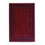 Dubai area rug Machine Woven Rectangle Red-93557219