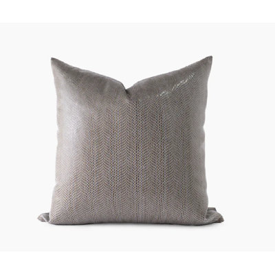 Serpent Gris Pillow Cover