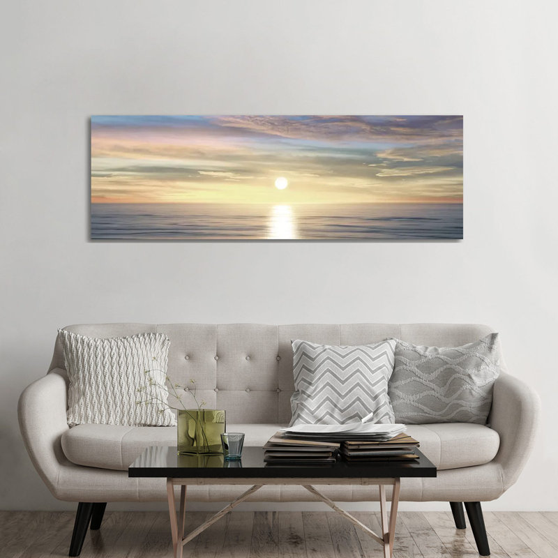 Sunlit Horizon Iii by Maggie Olsen - Wrapped Canvas Panoramic Print, 182.88 cm H x 60.96 cm W, No Frame