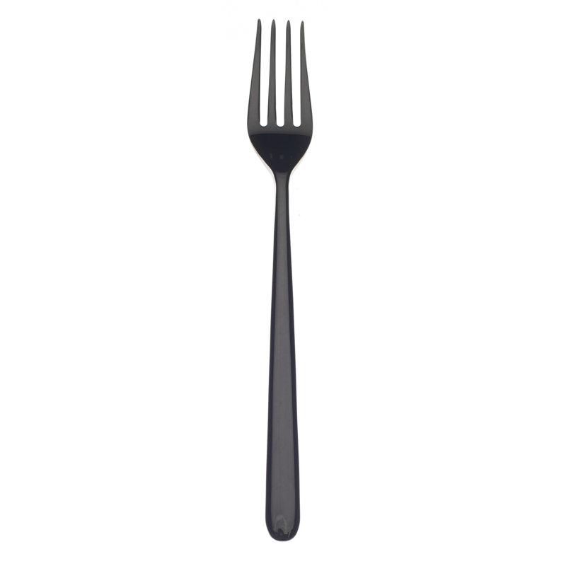 Linea Table Fork - 48 Pieces, Oro-nero