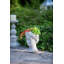 Jardinière en ciment de style grec - Décoration de jardin intérieur et extérieur, P 7 po x 11 po-844604080