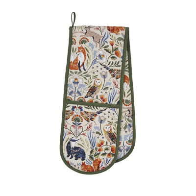 Ulster Weavers Blackthorn Animal Print 100% Cotton Oven Glove Set