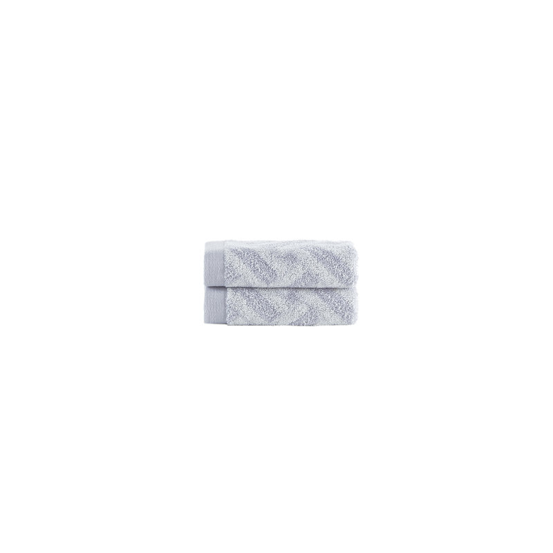 Essuie-mains 2 pièces Brooks Brothers, Argent