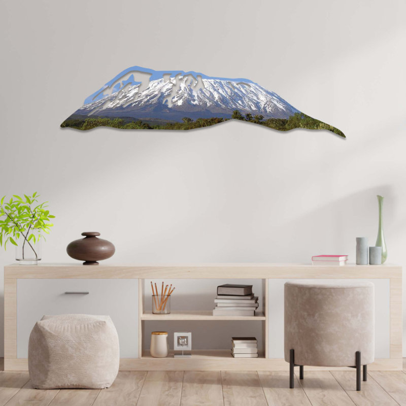 Décoration murale, H 7,5 po x l 36 po x P 0,12 po