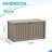 54.28"W 150 Gallon Outdoor Storage And Weather Resistant Resin Deck Box(Light Brown/Gray)-123058110