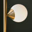 Bendeguz 151.5 cm Satin Brass Tree Floor Lamp