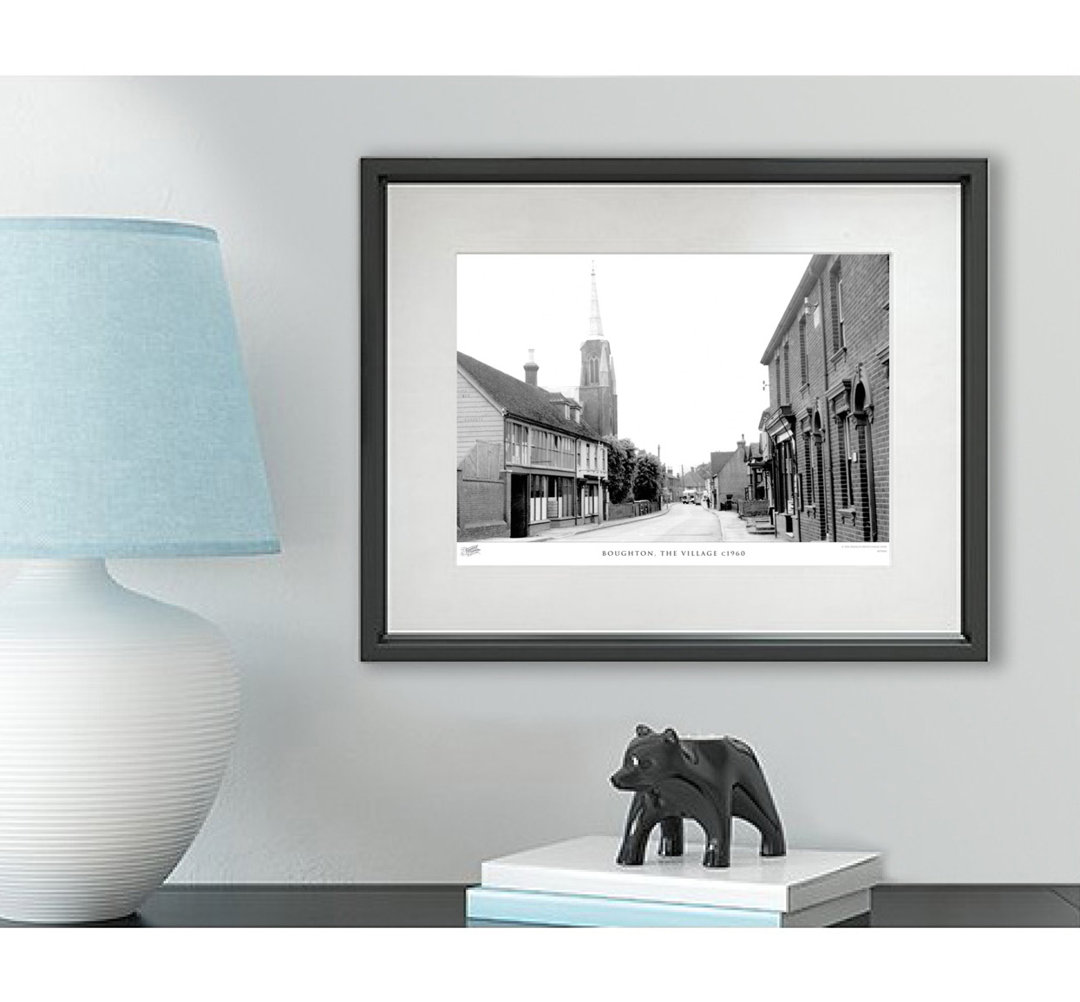 'Boughton, the Village C1960' - Picture Frame Photograph Print on Paper