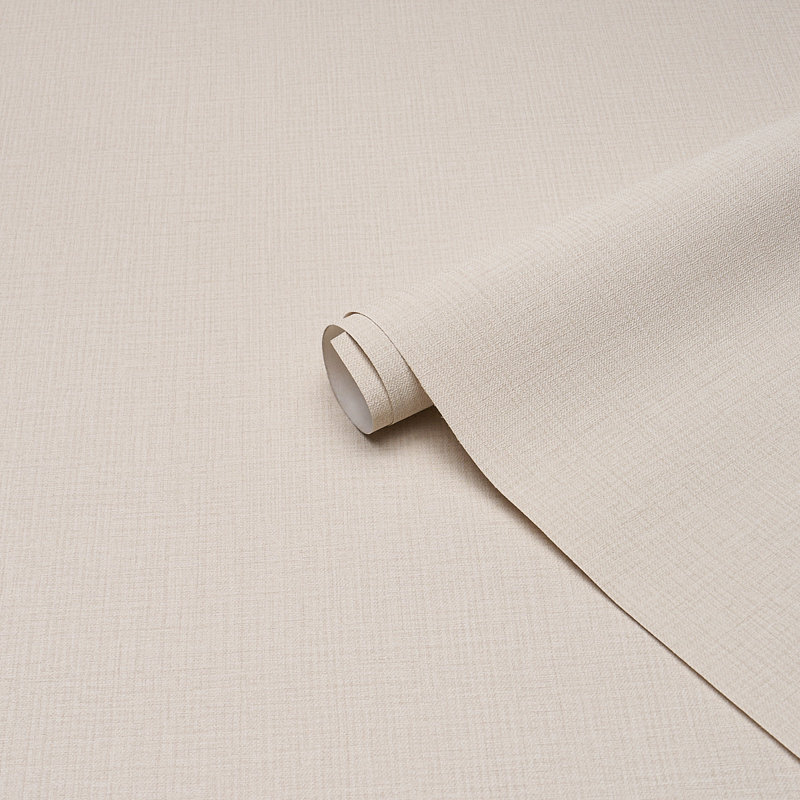 Papier peint en lin campagne, Blanc