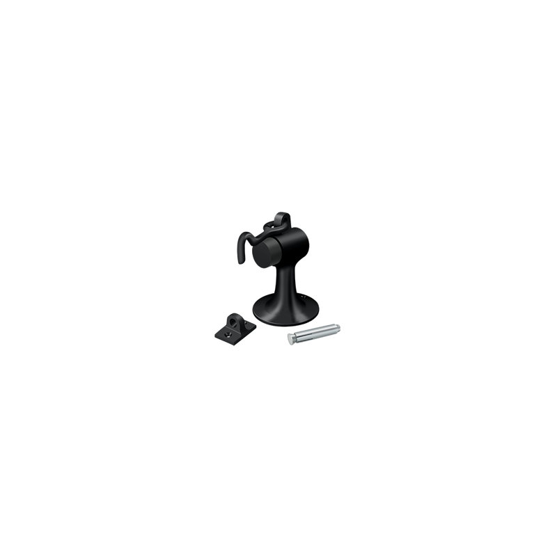 Door Stop, Painted Black