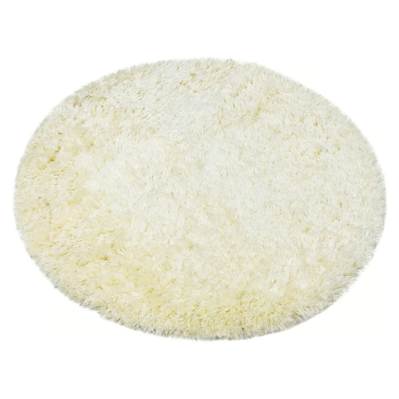 Tapis rond en coton Tulisia, Rond 4 pi 11 po