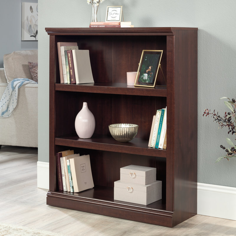 Bibliothèque standard H 43,75 "x l 35,25" Hartman, Cerisier, (3 tablettes) H 43,78 po x l 35,28 po x P 13,23 po