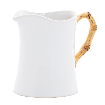 Bamboo Creamer - Natural/White